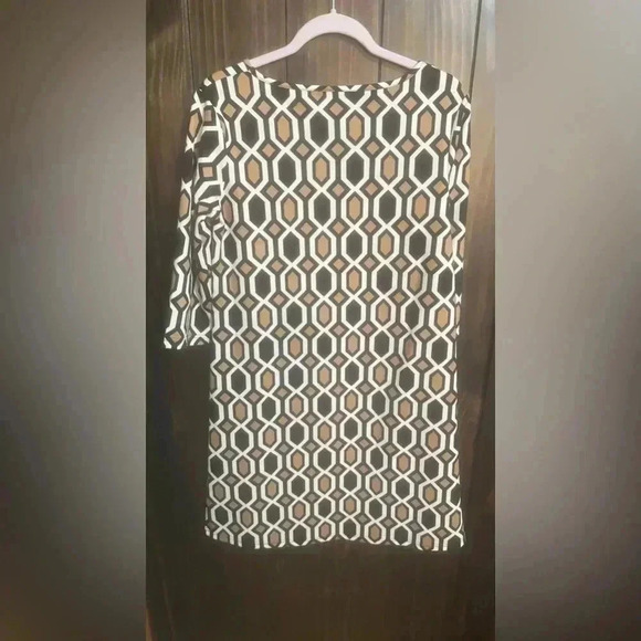 Vfish L Aline Jersey Knit Dress-Geometric Pattern. Size: Large - Picture 8 of 8